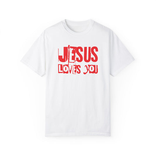 JESUS LOVES YOU (RED) - Unisex T-Shirt