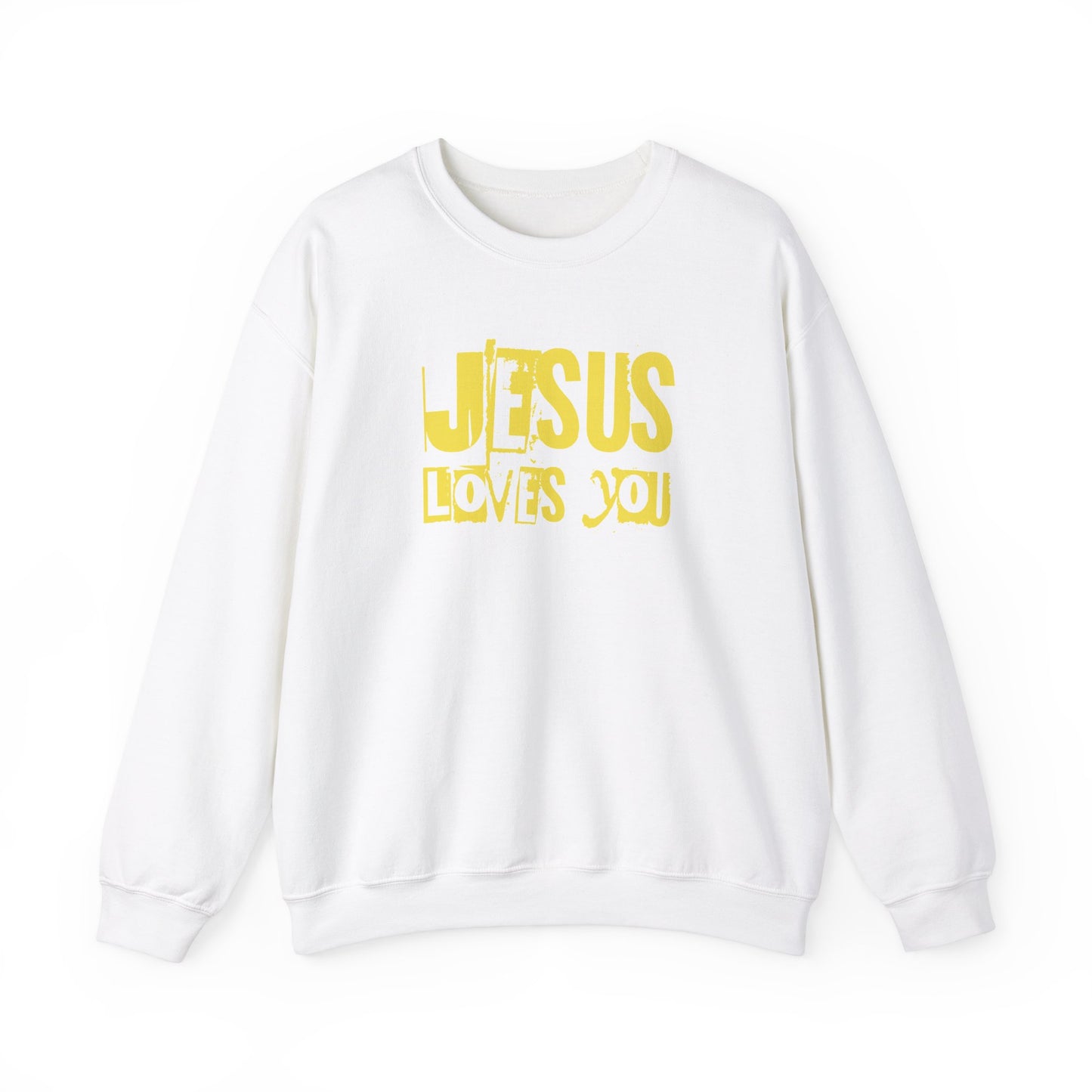 JESUS LOVES YOU (YELLOW) - Unisex Sweatshirt