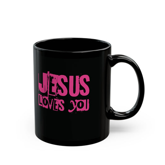 JESUS LOVES YOU (PINK)- Mug