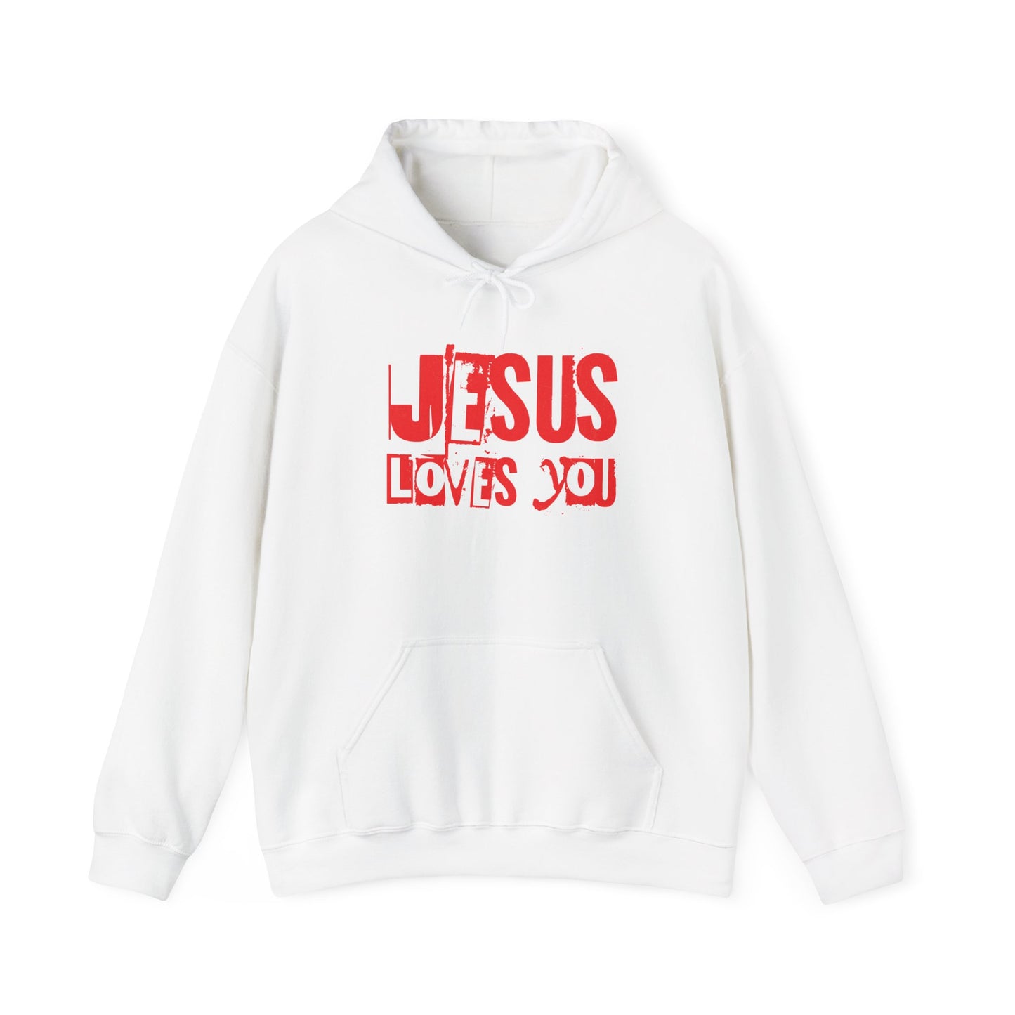 JESUS LOVES YOU (RED) - Unisex Hoodie