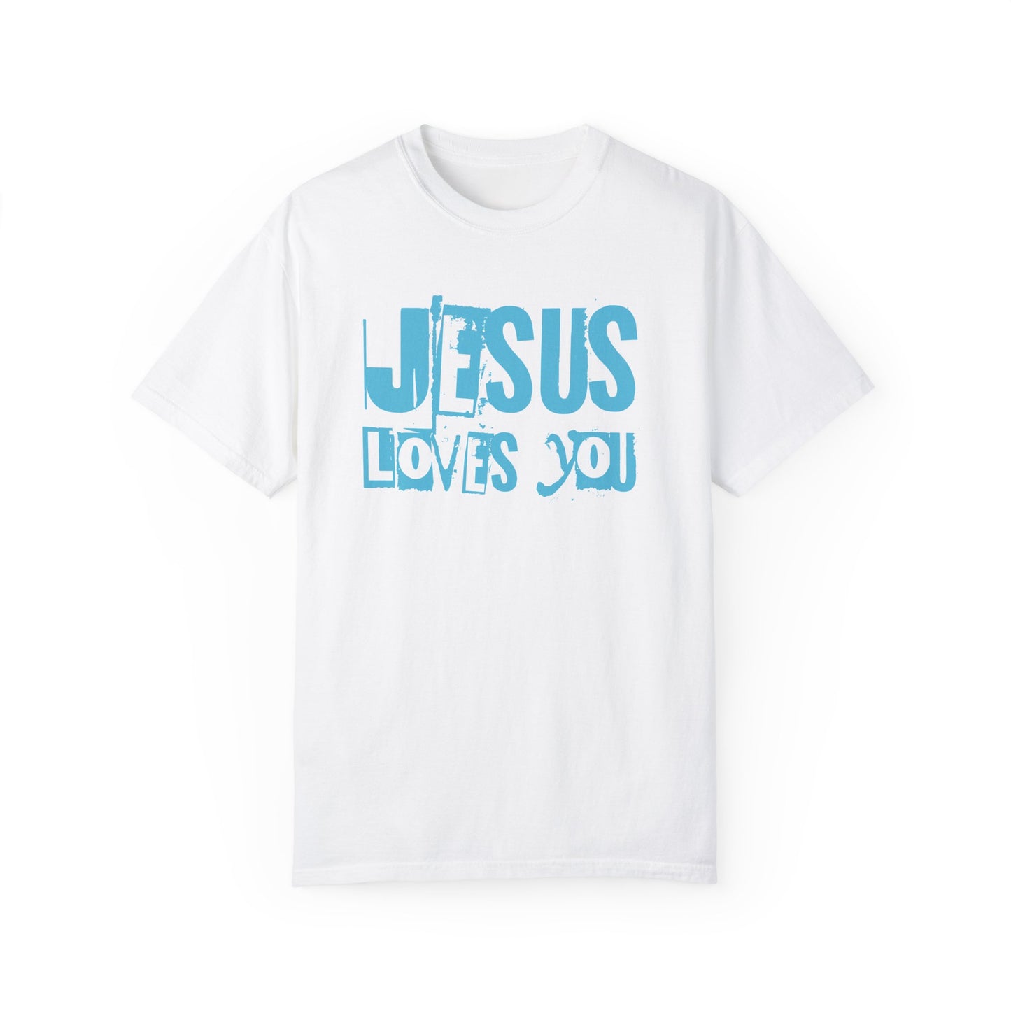 JESUS LOVES YOU - (BLUE) Unisex T-Shirt