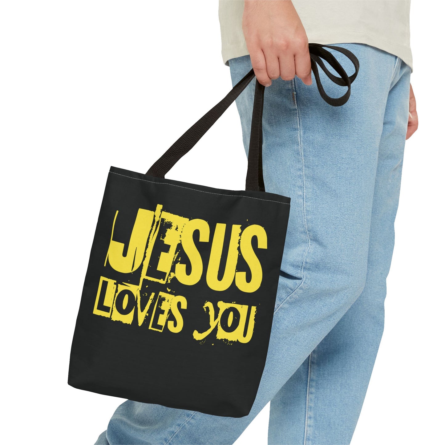 JESUS LOVES YOU (YELLOW) - Tote Bag