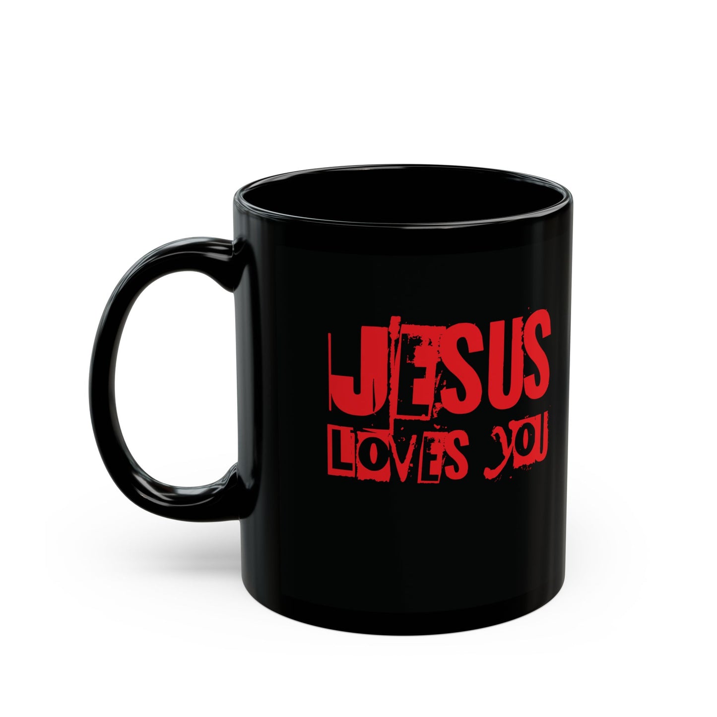 JESUS LOVES YOU (RED)- Mug