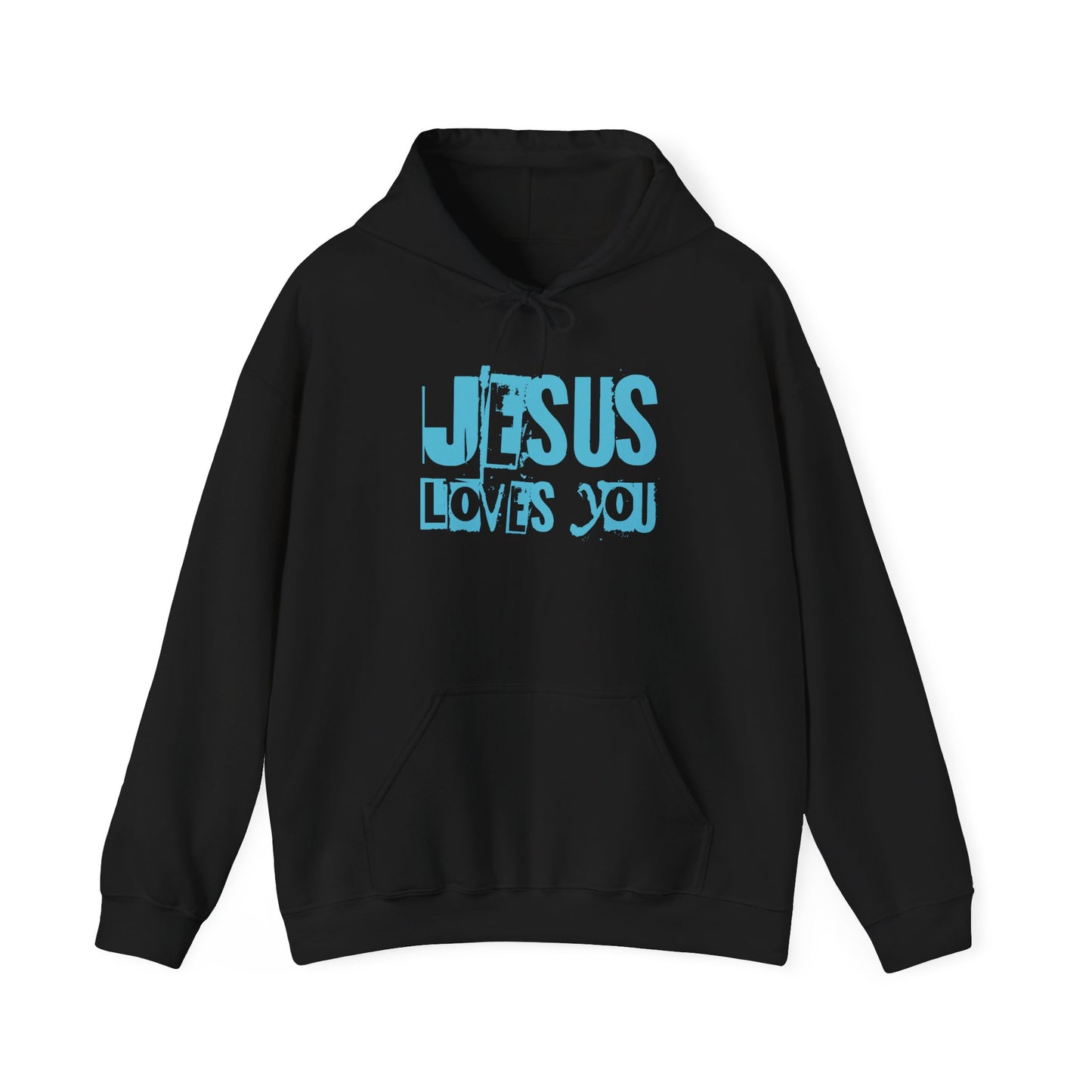 JESUS LOVES YOU (BLUE) - Unisex Hoodie
