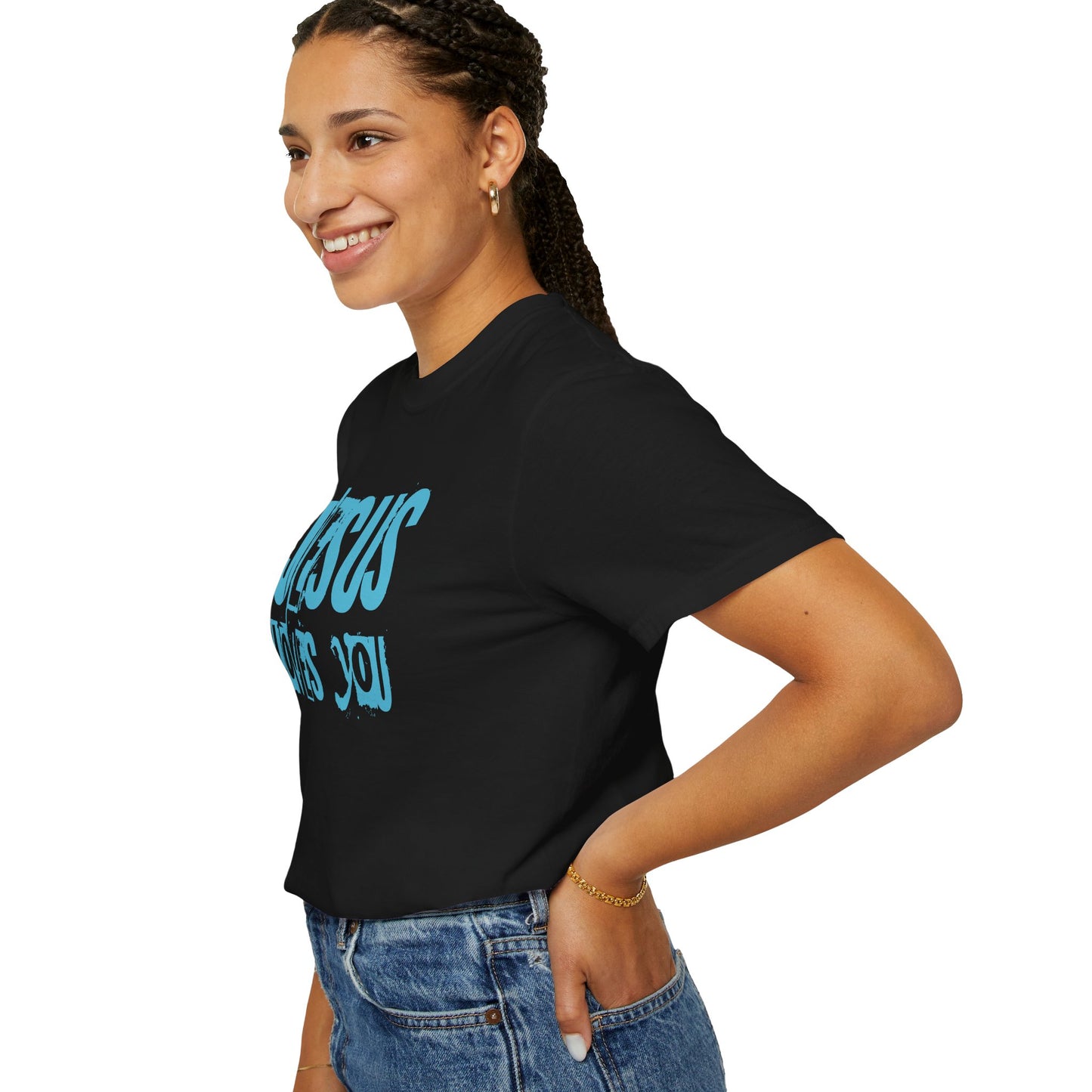 JESUS LOVES YOU - (BLUE) Unisex T-Shirt