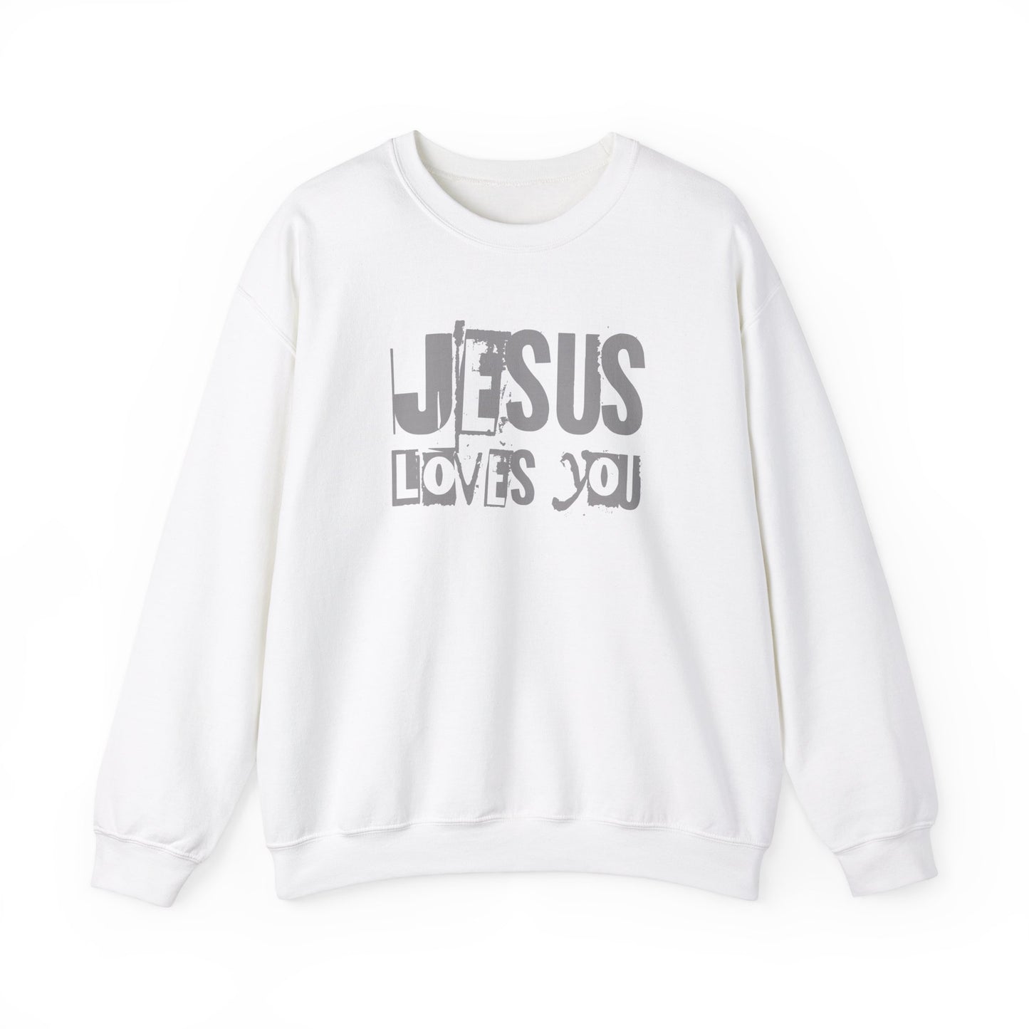 JESUS LOVES YOU (GRAY) - Unisex Sweatshirt