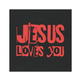 JESUS LOVES YOU - Car Magnet