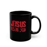 JESUS LOVES YOU (RED)- Mug