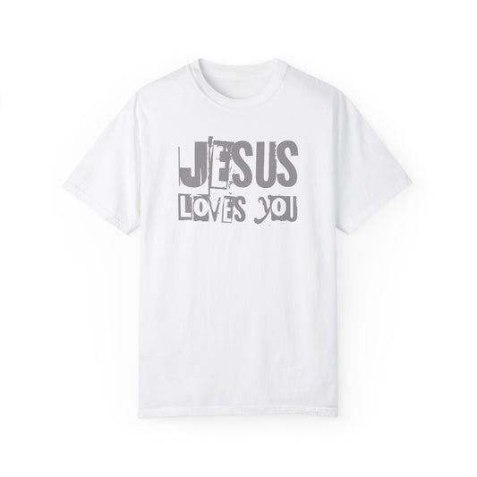 JESUS LOVES YOU - (GRAY) - Unisex T-Shirt