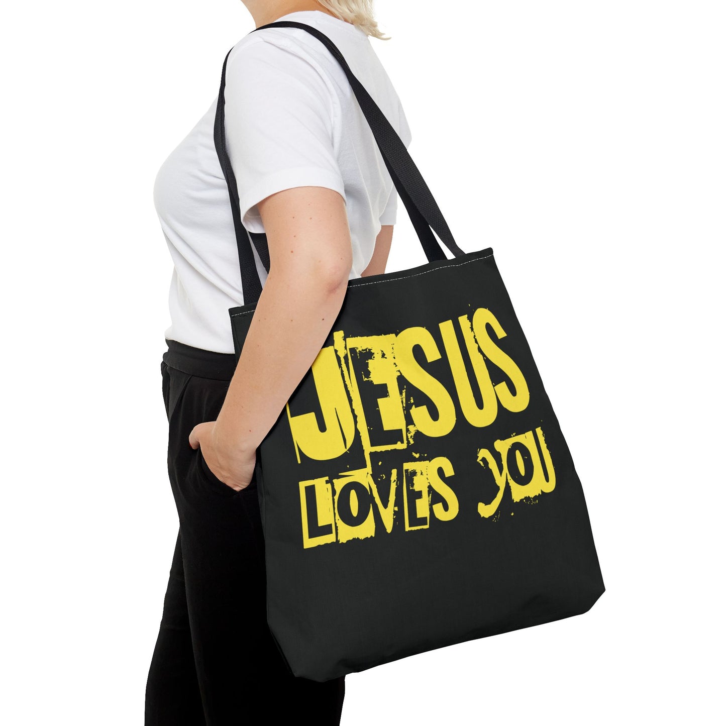 JESUS LOVES YOU (YELLOW) - Tote Bag