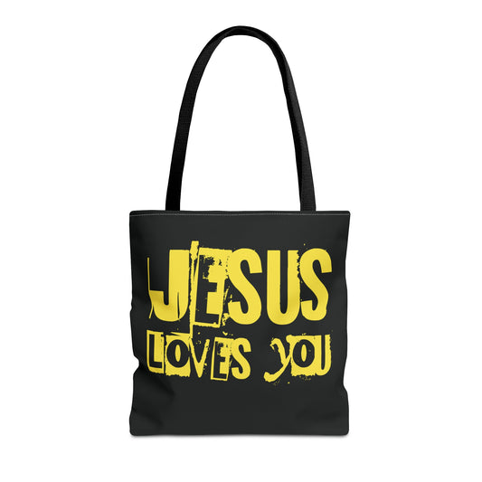 JESUS LOVES YOU (YELLOW) - Tote Bag