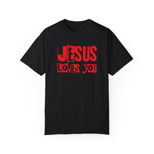 JESUS LOVES YOU (RED) - Unisex T-Shirt