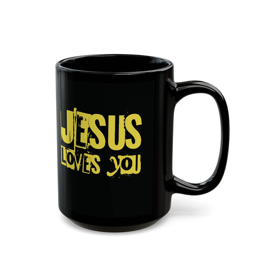 JESUS LOVES YOU (YELLOW)- Mug