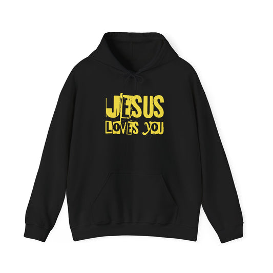 JESUS LOVES YOU (YELLOW) - Unisex Hoodie
