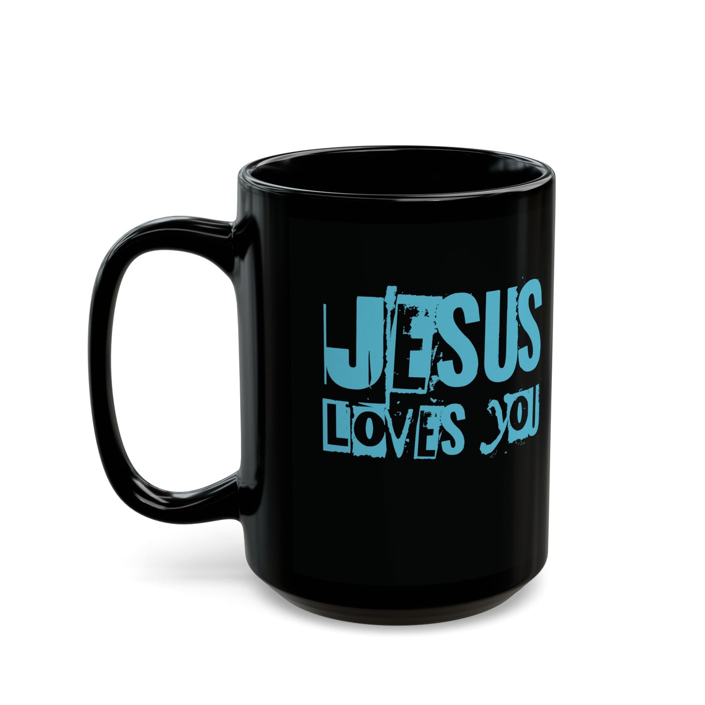 JESUS LOVES YOU (BLUE)- Mug