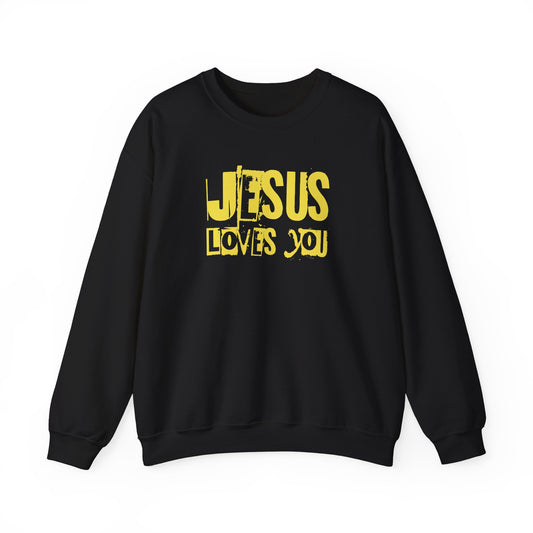 JESUS LOVES YOU (YELLOW) - Unisex Sweatshirt