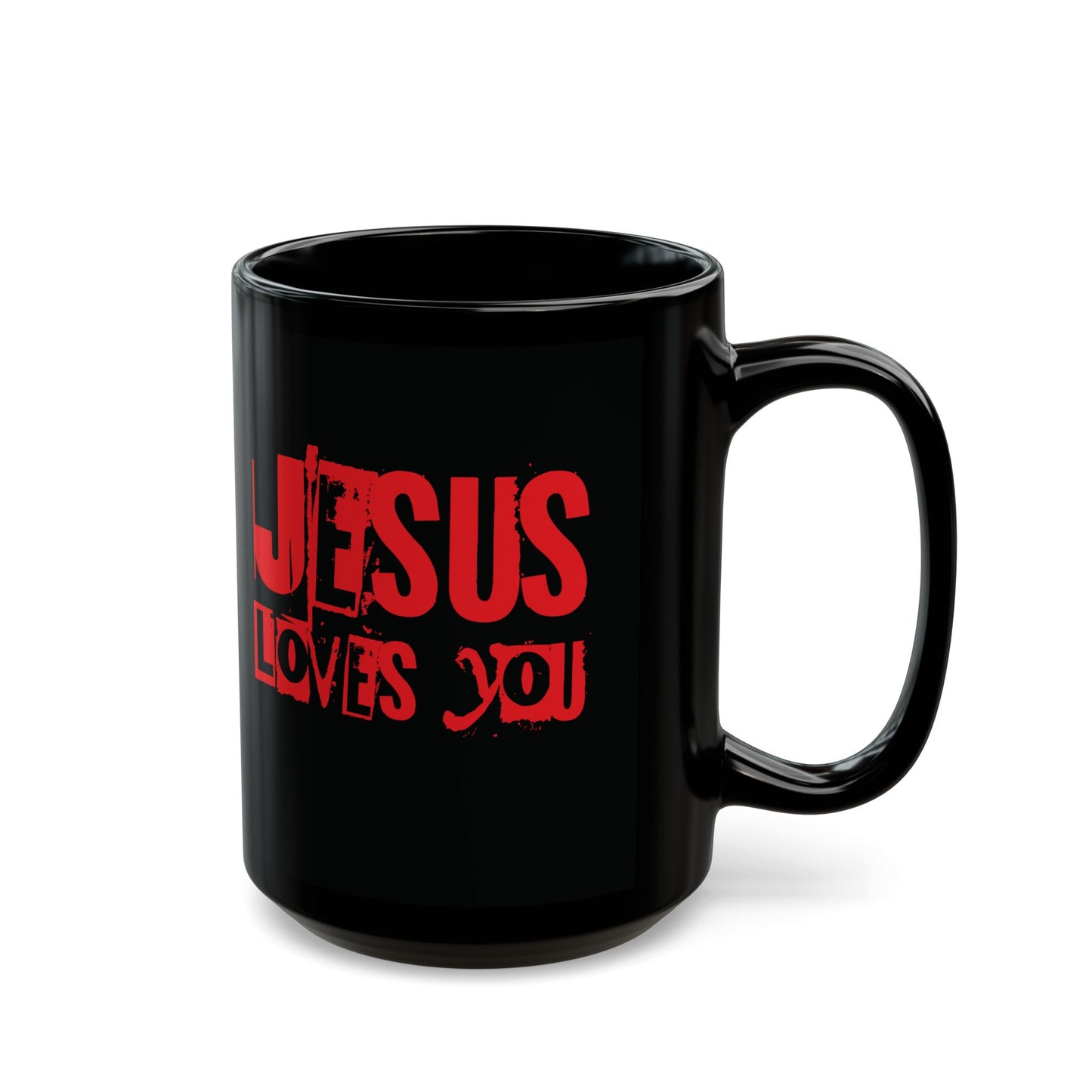 JESUS LOVES YOU (RED)- Mug