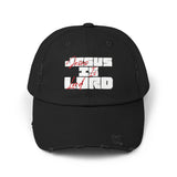 JESUS IS LORD - Unisex Distressed Cap