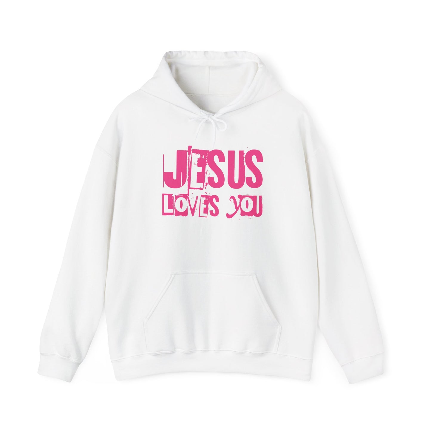 JESUS LOVES YOU (PINK) - Unisex Hoodie