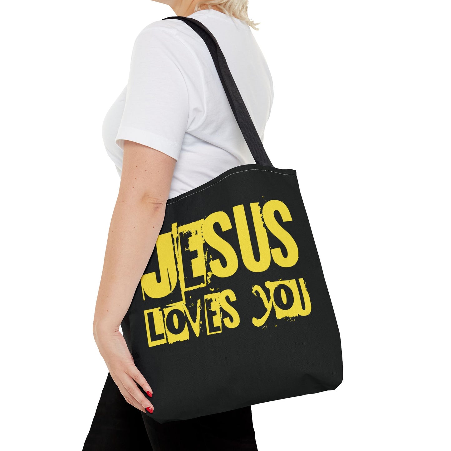 JESUS LOVES YOU (YELLOW) - Tote Bag