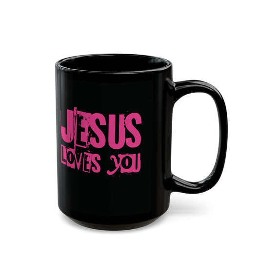 JESUS LOVES YOU (PINK)- Mug