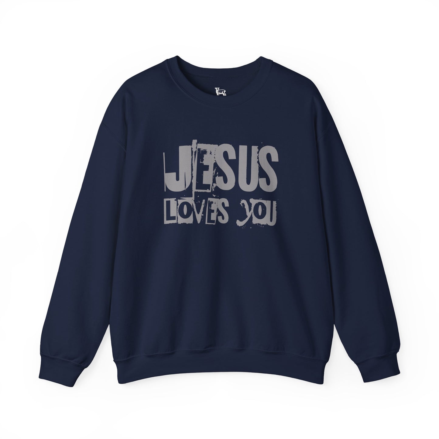 JESUS LOVES YOU (GRAY LETTER) - Unisex Sweatshirt