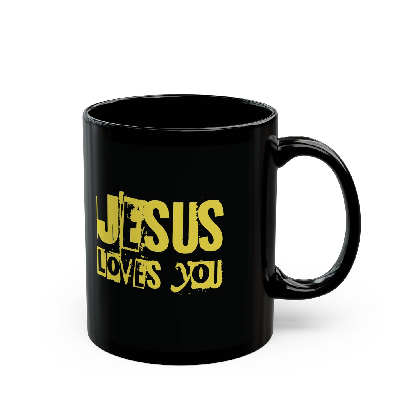 JESUS LOVES YOU (YELLOW LETTER)- Mug