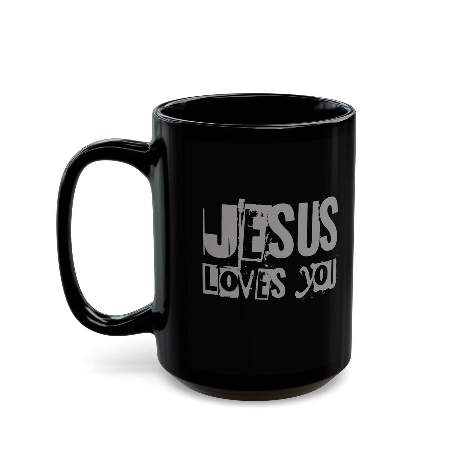 JESUS LOVES YOU (GRAY LETTER)- Mug