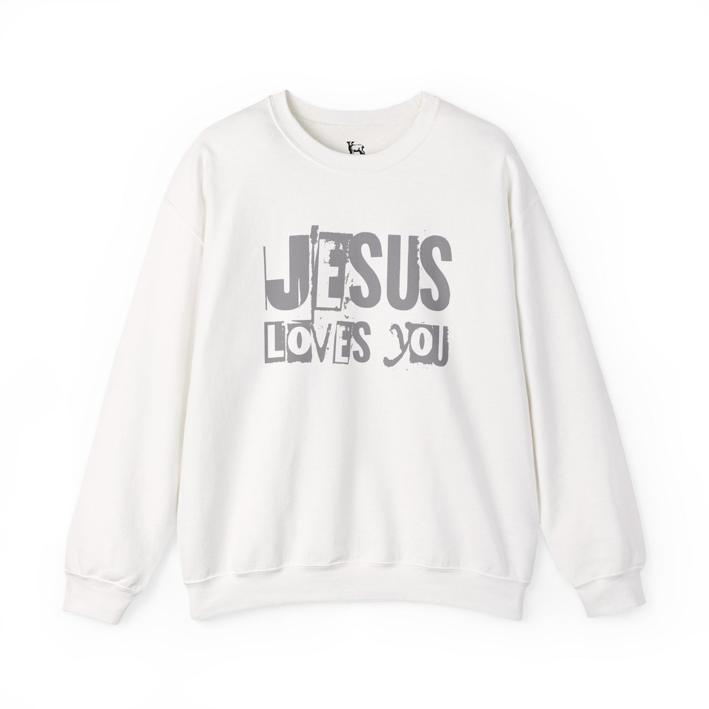 JESUS LOVES YOU (GRAY LETTER) - Unisex Sweatshirt