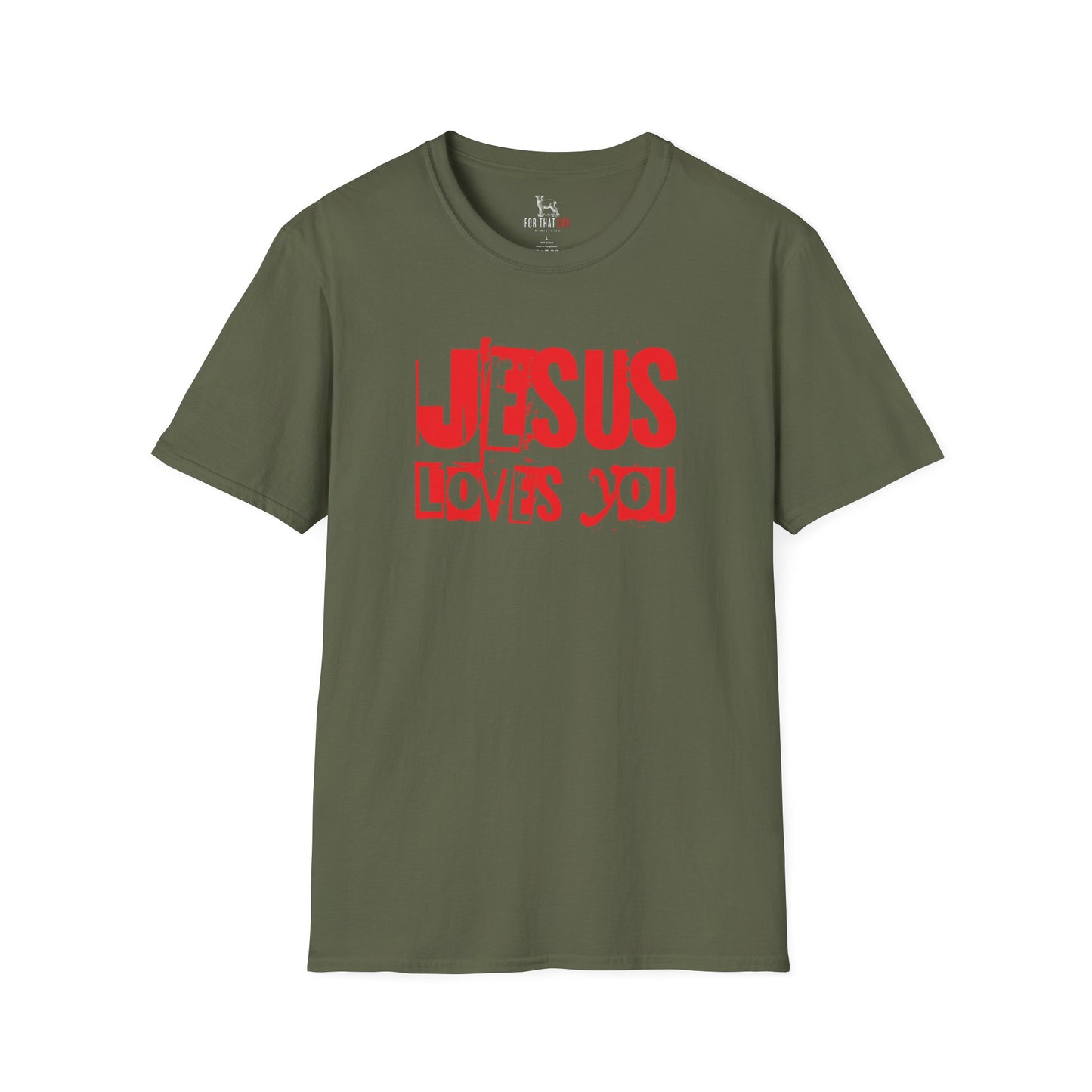 JESUS LOVES YOU (RED LETTER) - Unisex T-Shirt