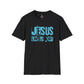 JESUS LOVES YOU (BLUE LETTER) - Unisex T-Shirt