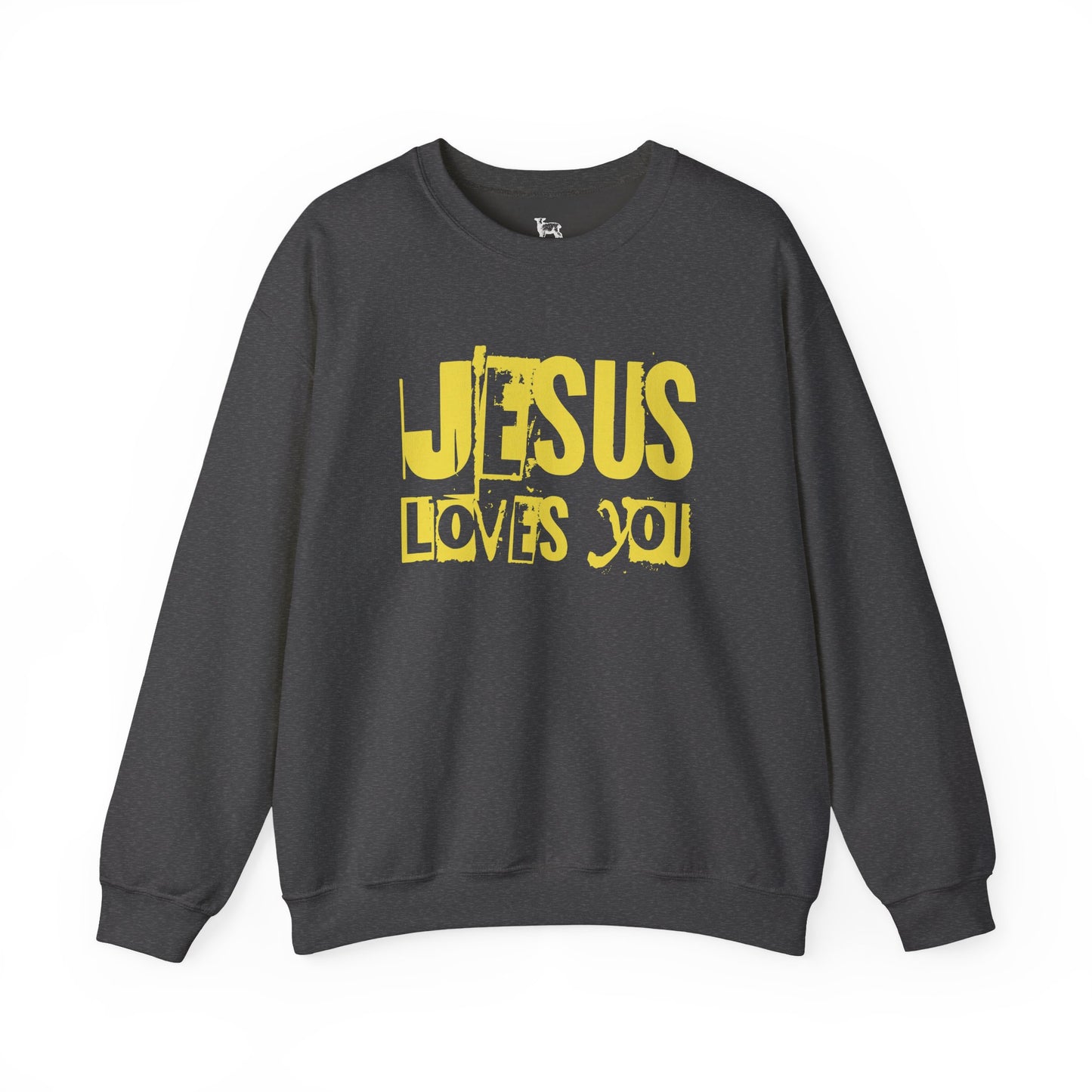 JESUS LOVES YOU (YELLOW LETTER) - Unisex Sweatshirt