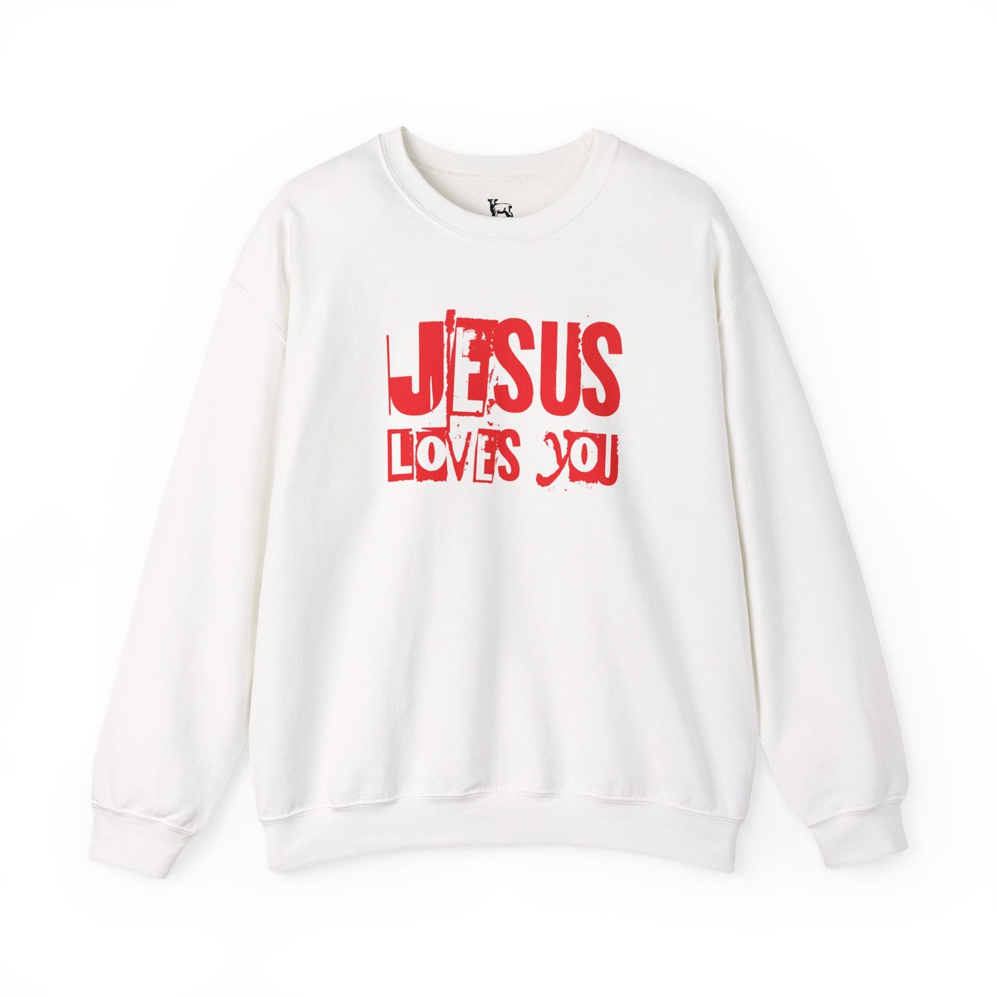 JESUS LOVES YOU (RED LETTER) - Unisex Sweatshirt