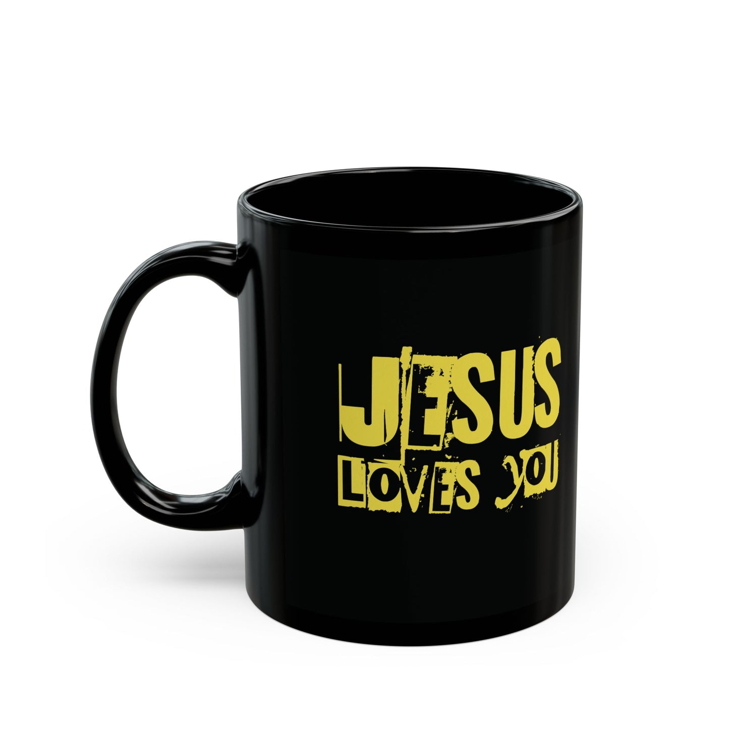 JESUS LOVES YOU (YELLOW LETTER)- Mug