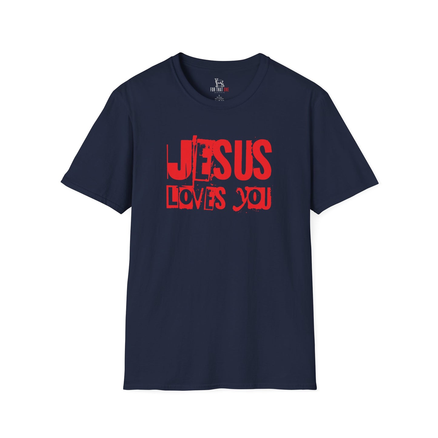 JESUS LOVES YOU (RED LETTER) - Unisex T-Shirt