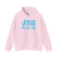 JESUS LOVES YOU (BLUE LETTER) - Unisex Hooded Sweatshirt
