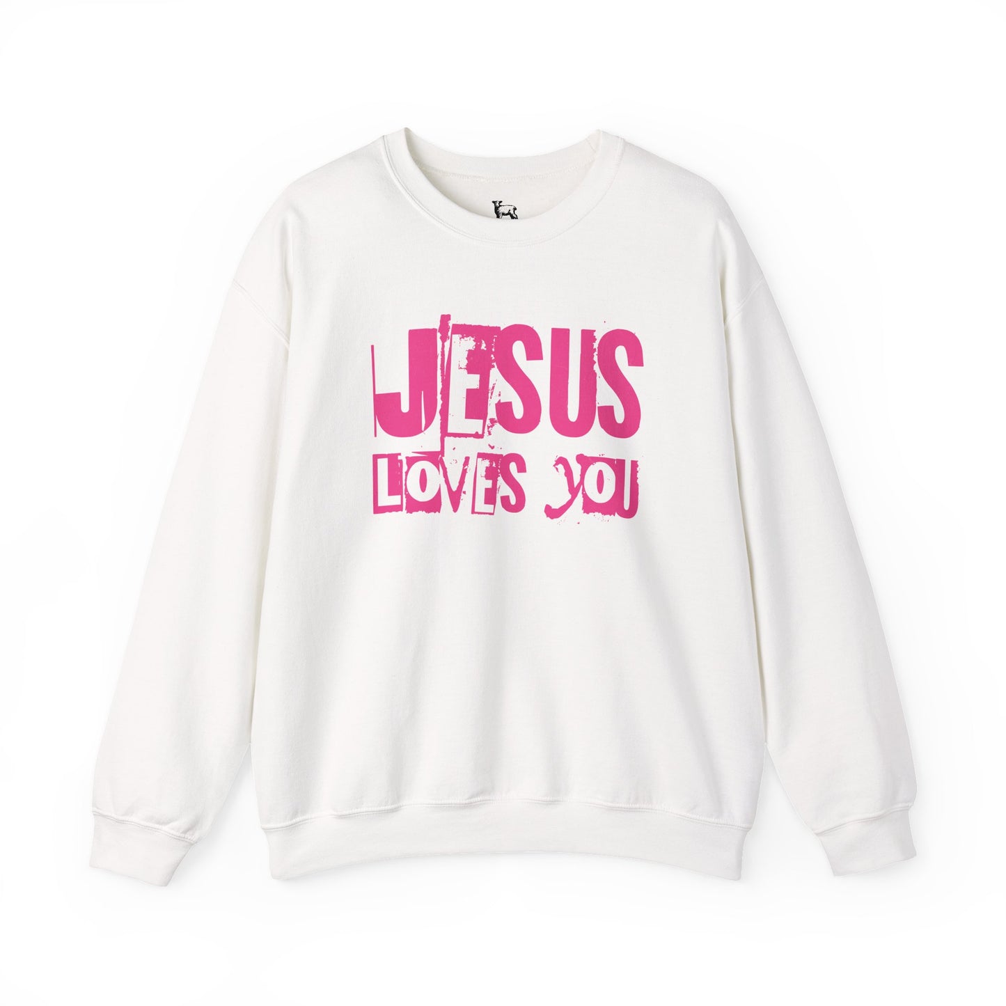 JESUS LOVES YOU (PINK LETTER) - Unisex Sweatshirt
