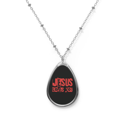 JESUS LOVES YOU - Unisex Pendant