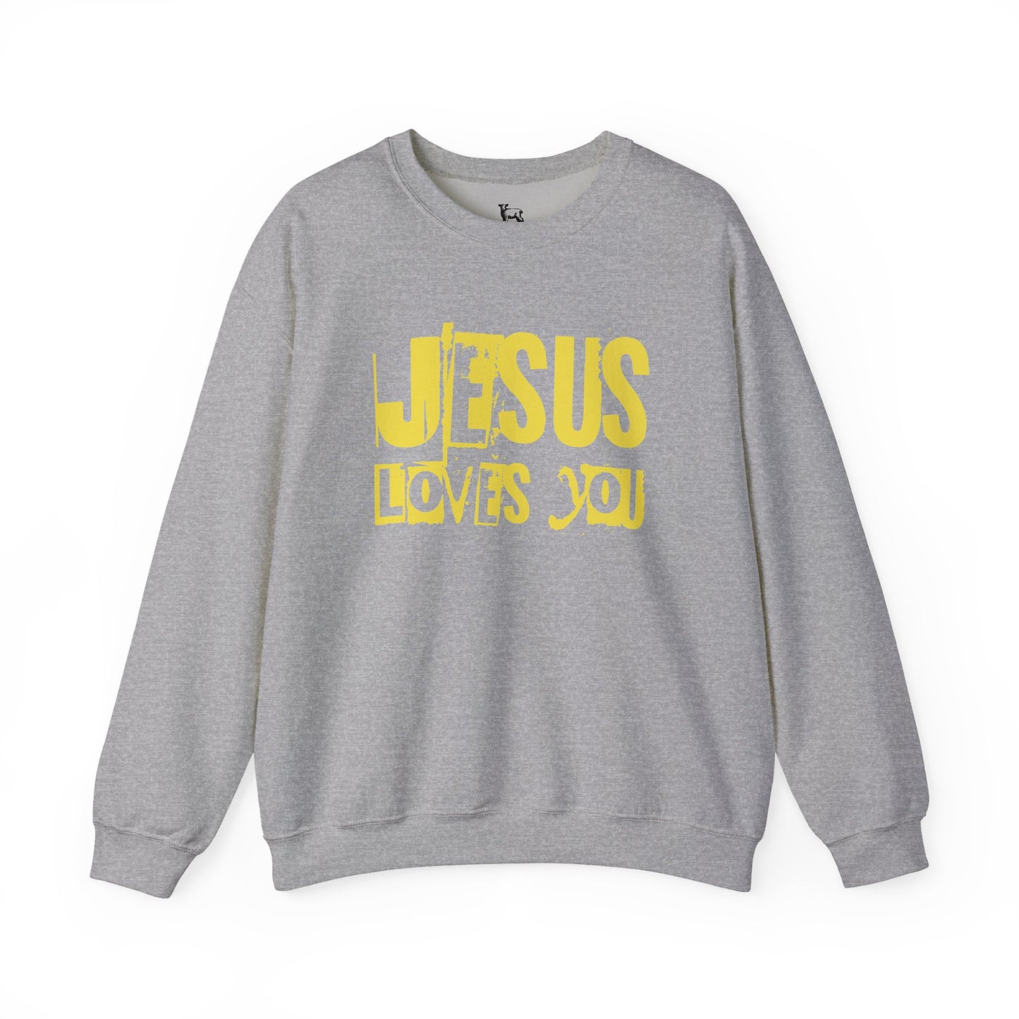 JESUS LOVES YOU (YELLOW LETTER) - Unisex Sweatshirt