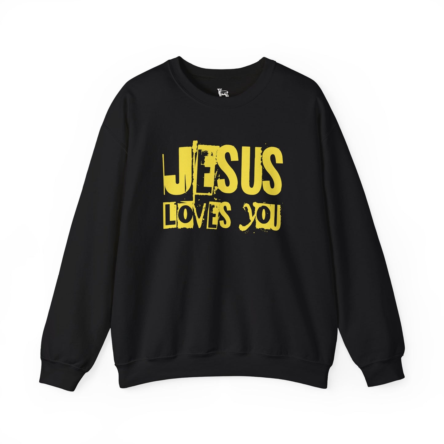 JESUS LOVES YOU (YELLOW LETTER) - Unisex Sweatshirt