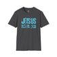 JESUS LOVES YOU (BLUE LETTER) - Unisex T-Shirt