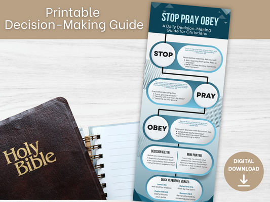 STOP PRAY OBEY - Decision Making Guide