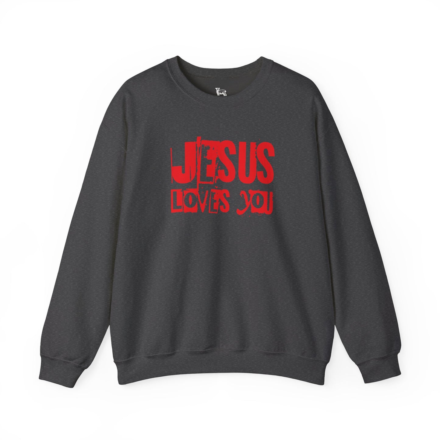 JESUS LOVES YOU (RED LETTER) - Unisex Sweatshirt