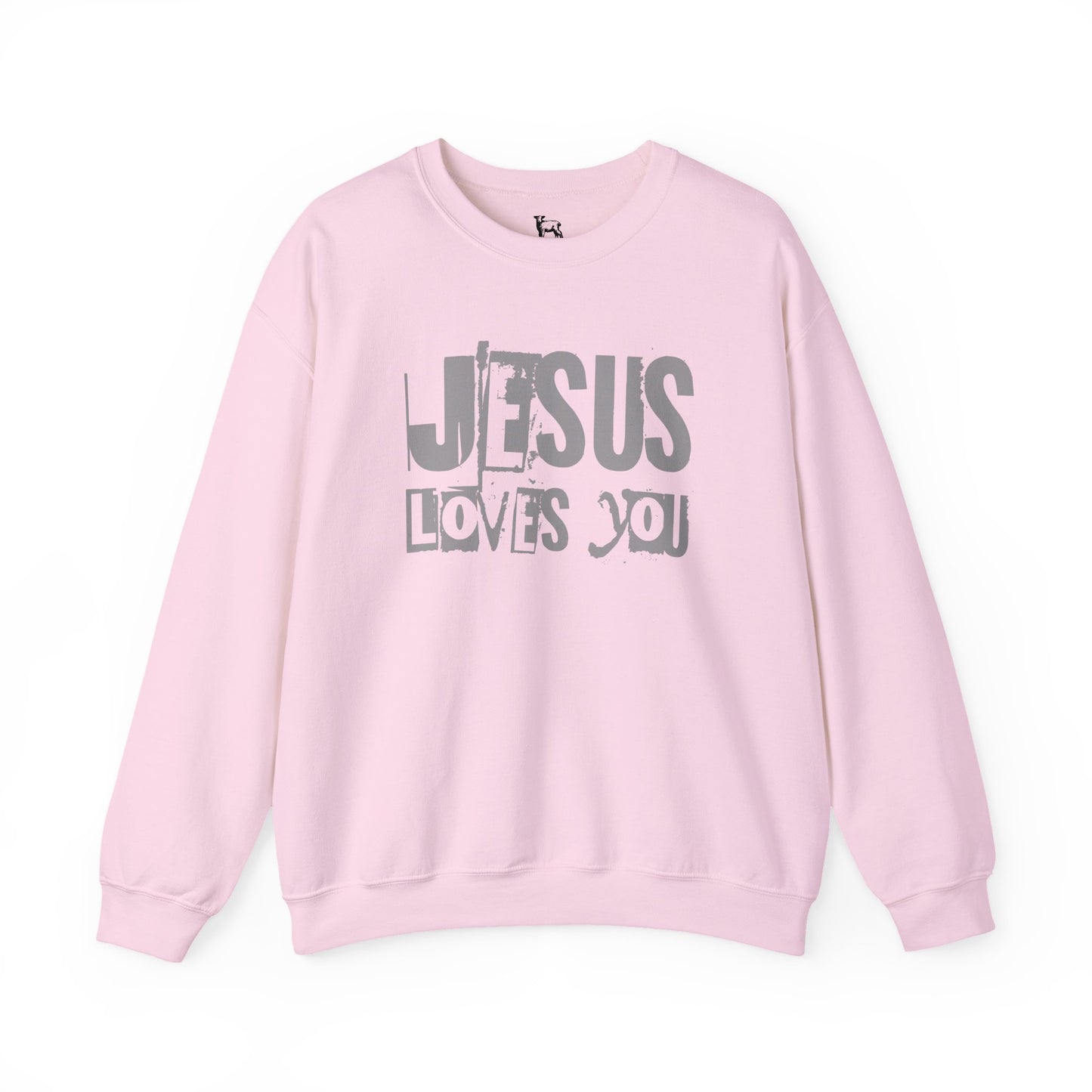 JESUS LOVES YOU (GRAY LETTER) - Unisex Sweatshirt