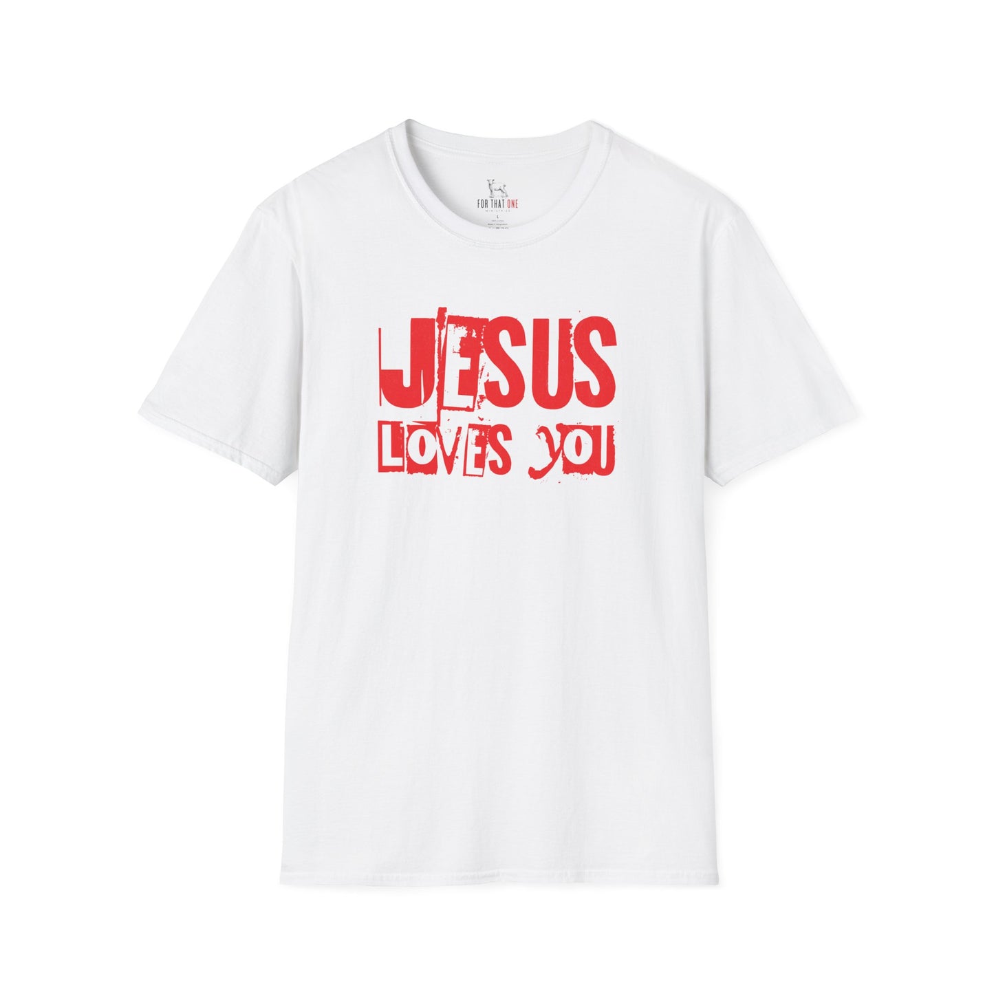 JESUS LOVES YOU (RED LETTER) - Unisex T-Shirt