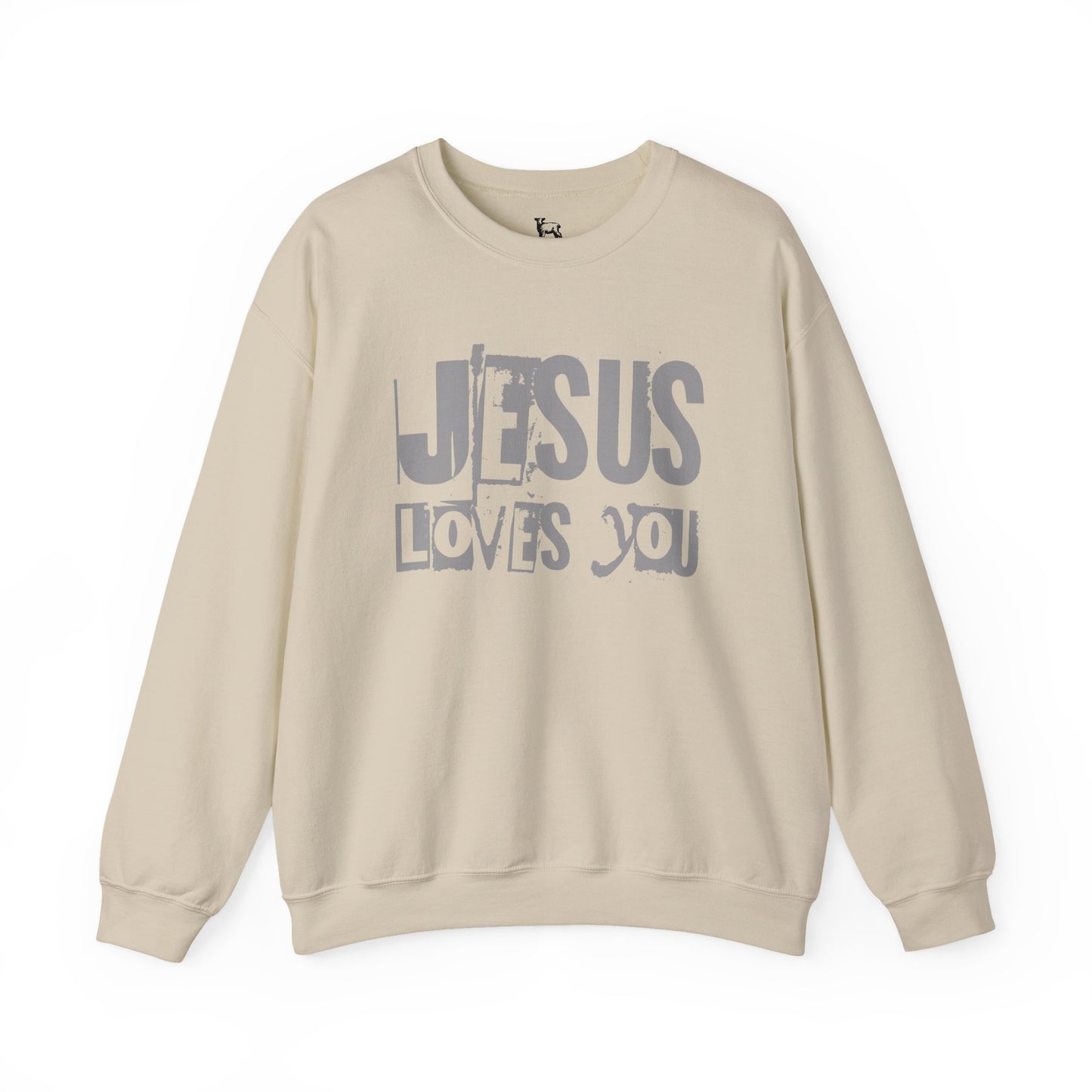 JESUS LOVES YOU (GRAY LETTER) - Unisex Sweatshirt