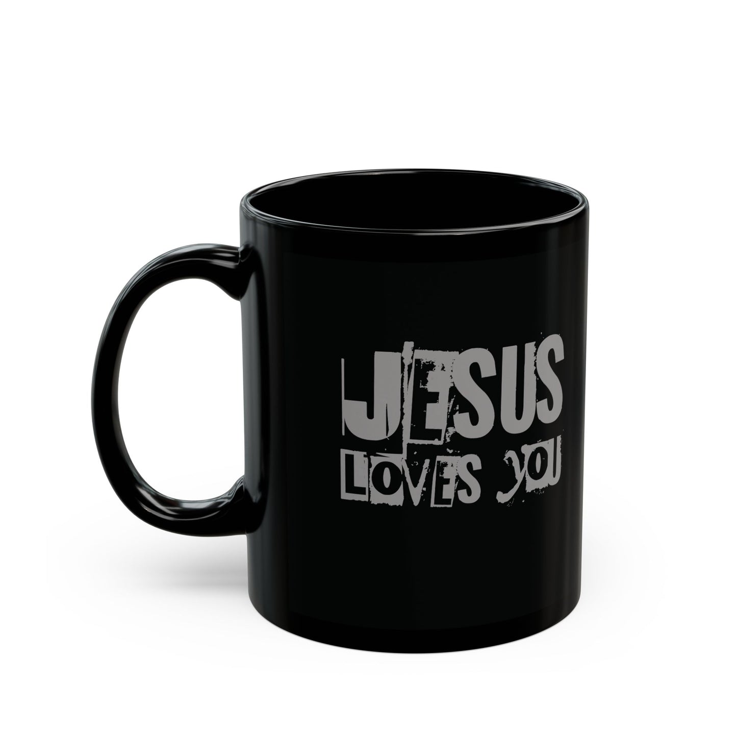 JESUS LOVES YOU (GRAY LETTER)- Mug