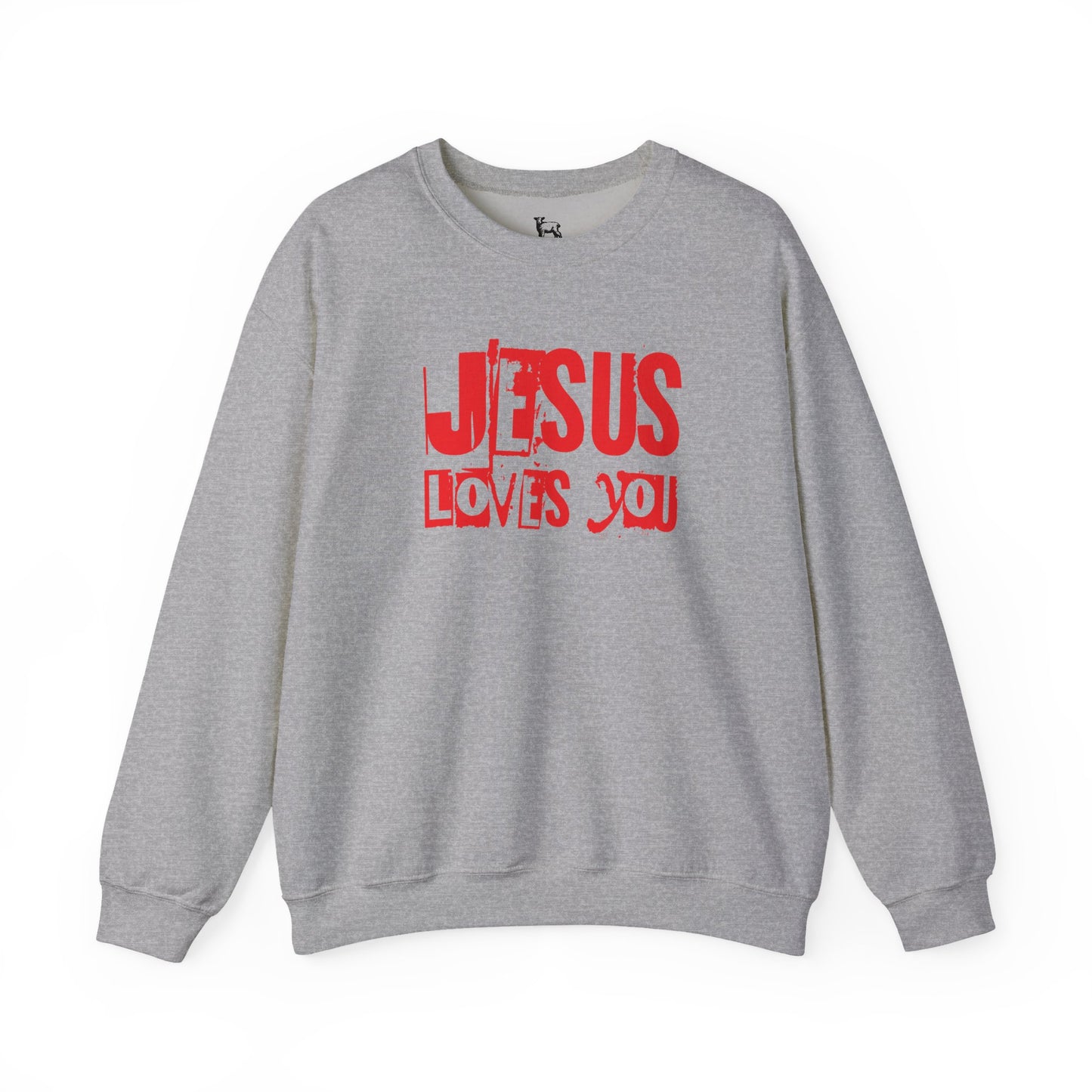 JESUS LOVES YOU (RED LETTER) - Unisex Sweatshirt