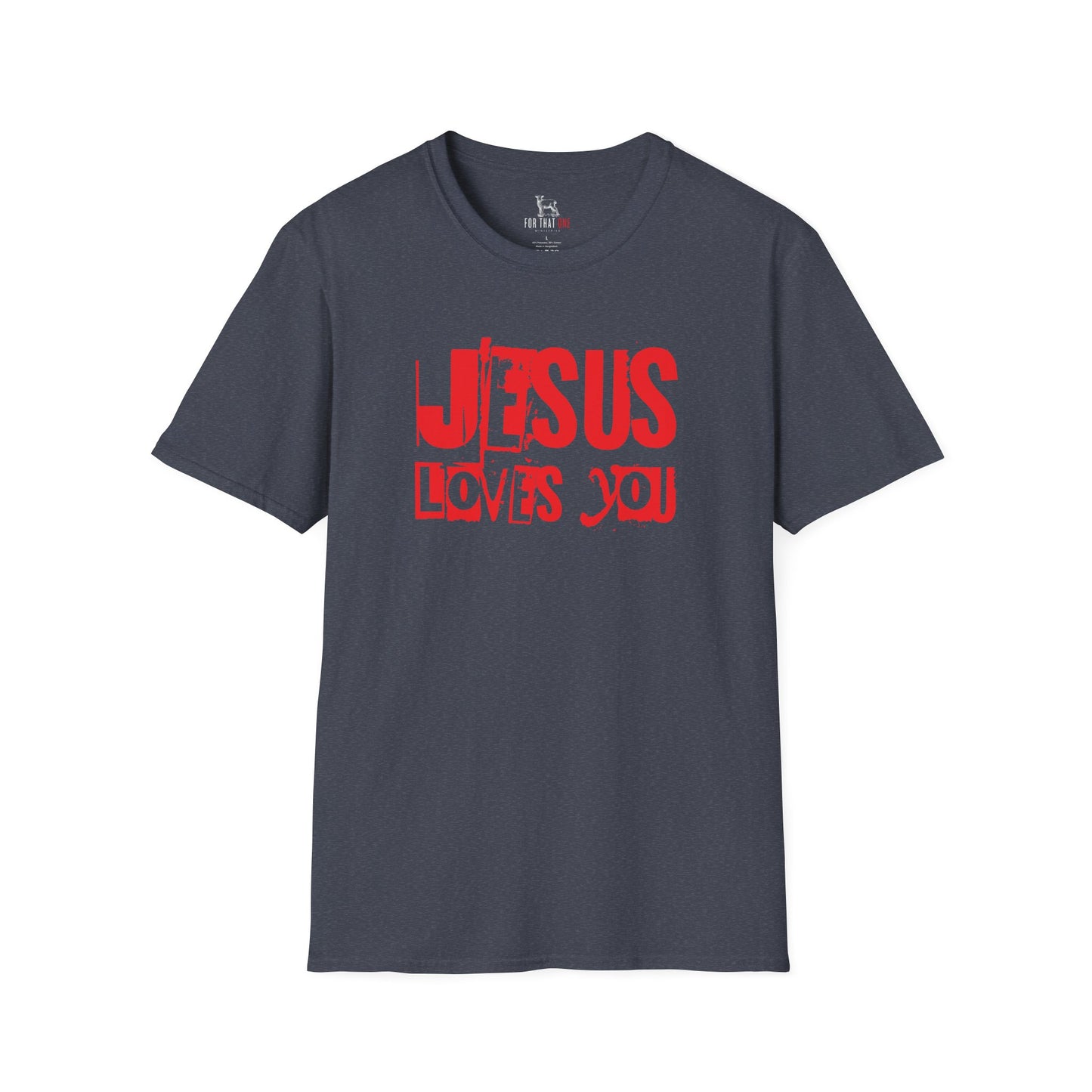 JESUS LOVES YOU (RED LETTER) - Unisex T-Shirt