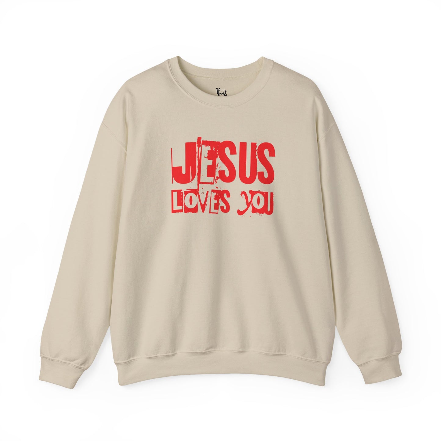 JESUS LOVES YOU (RED LETTER) - Unisex Sweatshirt